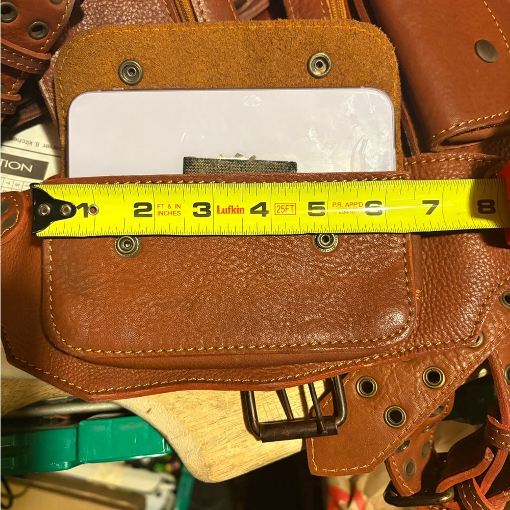 Elegant Brown Leather Women's Belt NWOT - Picture 4 of 4